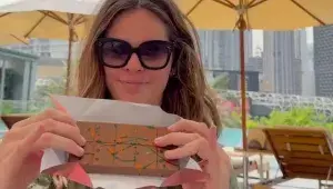 Helena Fléglová s čokoládou FIX