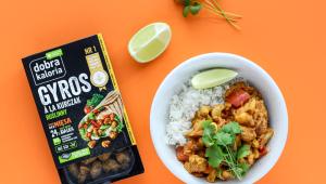 Tikka Masala s pečeným květákem a rostlinným gyrosem