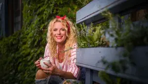 Lucie Benešová v pořadu My, chalupáři