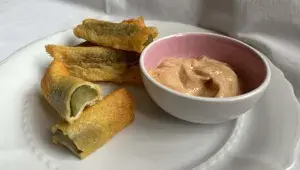 Fried Cheese Pickles