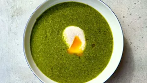 Polévka z medvědího česneku