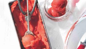 Jahodový sorbet za pár minut