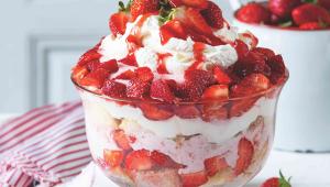 Jahodový trifle