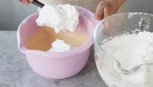 Japonský cheesecake krok 2