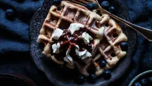 Vafle z jogurtového těsta podle Kitchenette