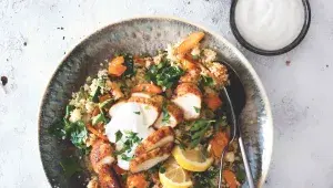 Kuře s kuskusem a meruňkami