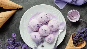 Levandulová zmrzlina