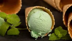 Mátová zmrzlina