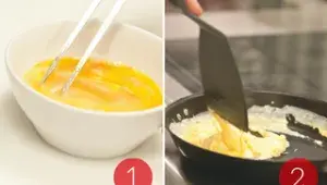 Míchaná vejce – příprava