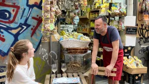 Kristína Nemčková v Cremeria Prete v Neapoli