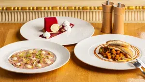 Menu v Pohlreichově restauraci Next Door