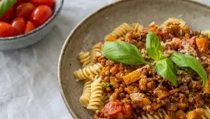 Čočkové boloňské ragú podle Lucie Novákové