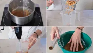 Pralinky z mléčné čokolády s citronovým karamelem