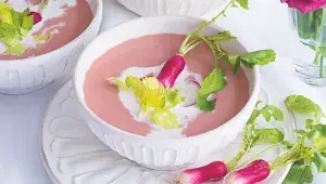 Ředkvičková krémová polévka