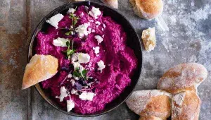 Řepová pomazánka s crème fraîche