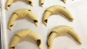 Svatomartinské rohlíčky s mákem - pečení rohlíčkú