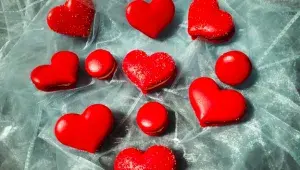 Valentýnské makronky od Ivči