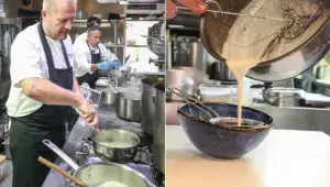 Jablečný ‚tatin‘ s crème anglaise