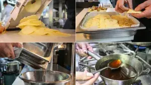 Jablečný ‚tatin‘ s crème anglaise