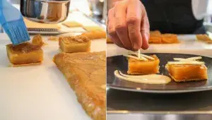 Jablečný ‚tatin‘ s crème anglaise