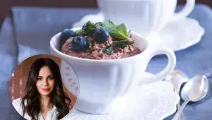 Čokoládová pěna s mátou