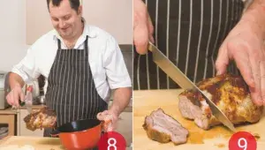 Vepřo knedlo zelo – krok 8+9