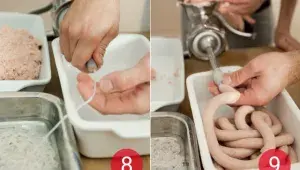 Domácí vinná klobása