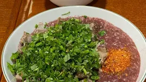 Vietnamská rýžová polévka cháo