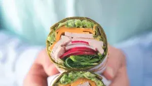 Wrap s krůtím masem