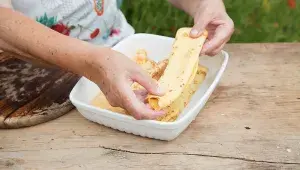 Zapečené palačinky s jahodami