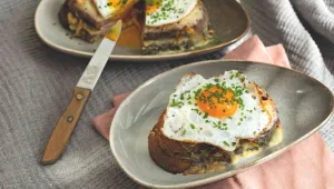 Zapečený sendvič Croque Madame