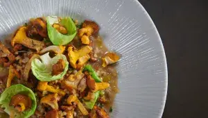 Kroupové rizoto s liškami podle Jana Punčocháře