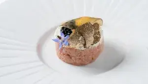 Lanýžový tatarák podle Marka Raditsche z Kampa Park