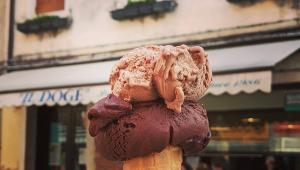 Gelato v kornoutku
