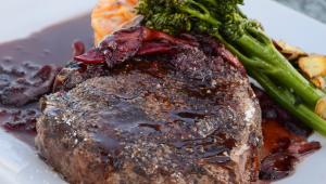 Steak s brokolicí