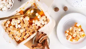 Díkůvzdání - batáty s marshmallows