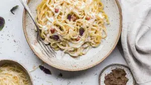 Špagety s parmazánem
