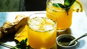 Koktejly s bylinkami a zázvorem