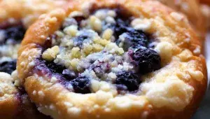 borůvkovkový koláč