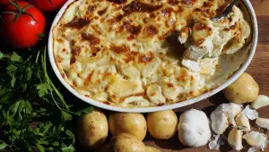 zapečené brambory