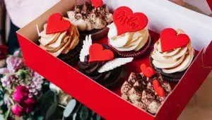 Valentýnské cupcakes od Lelí