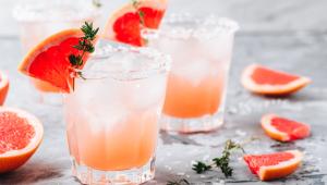 Grapefruit salty dog Cocktail koktejl