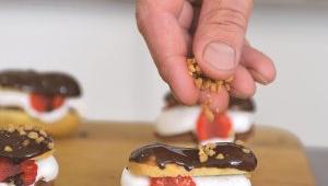 minidezerty eclairs - krok8 - dokončení dezertu
