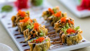 Smažené sushi