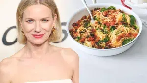 Naomi Watts jídelníček