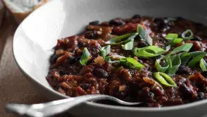 Pokrm z černé rýže