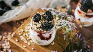 Ovesná kaše ve skleničce