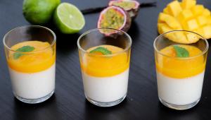 panna cotta s passion fruit