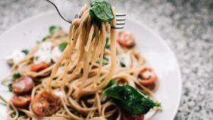 spagety se zeleninou