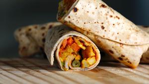 wrap z pita chleba